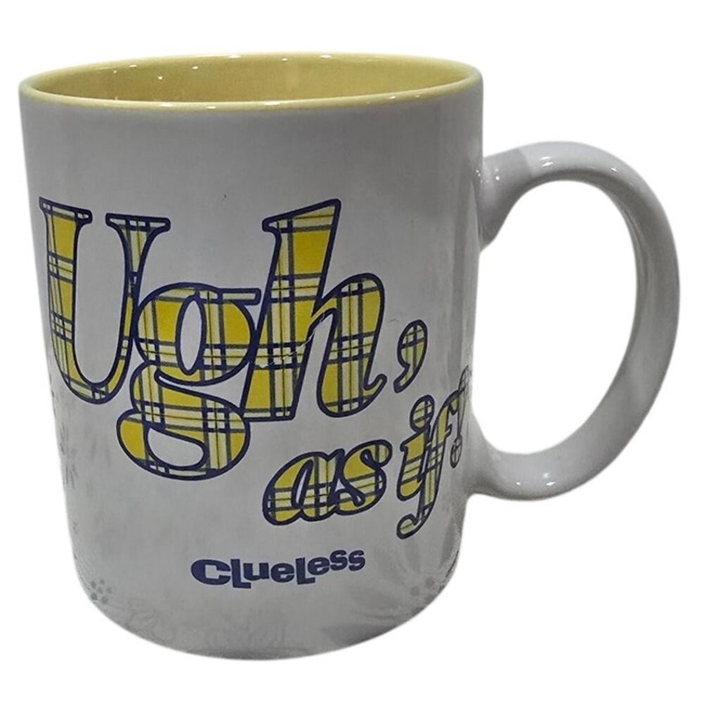 Clueless “Ugh, As If!” Ceramic Mug | Yellow Interior | Zak! Designs